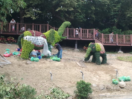 2012壽山動物園(綠雕)大象的第1張圖片